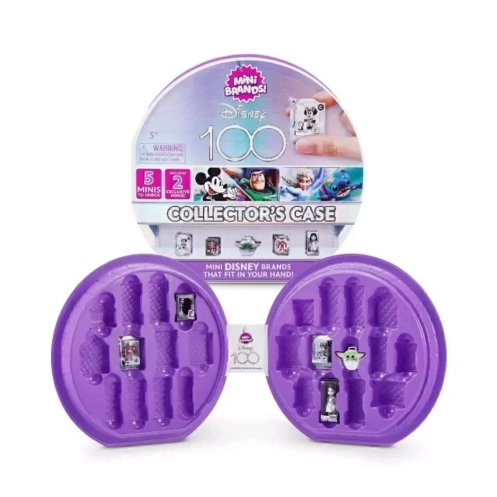 Mini Brands Exclusive Disney 100 Platinum Collectors Case Zuru  5 Minis
